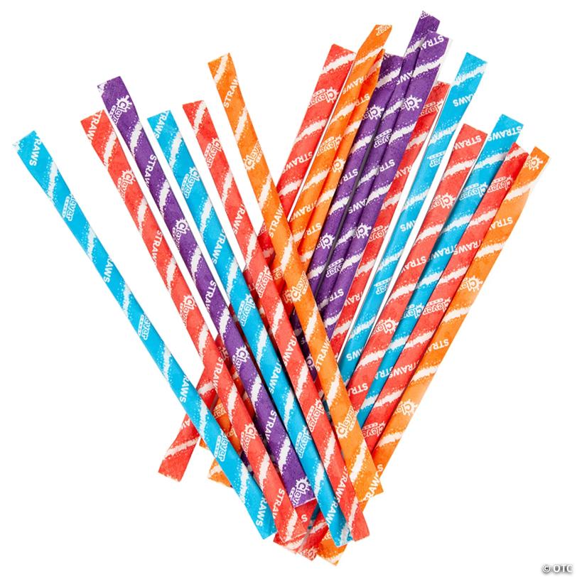 9.9 lbs. Bulk 2440 Pc. Clever Candy Powdered Fruit Flavor Candy Straws