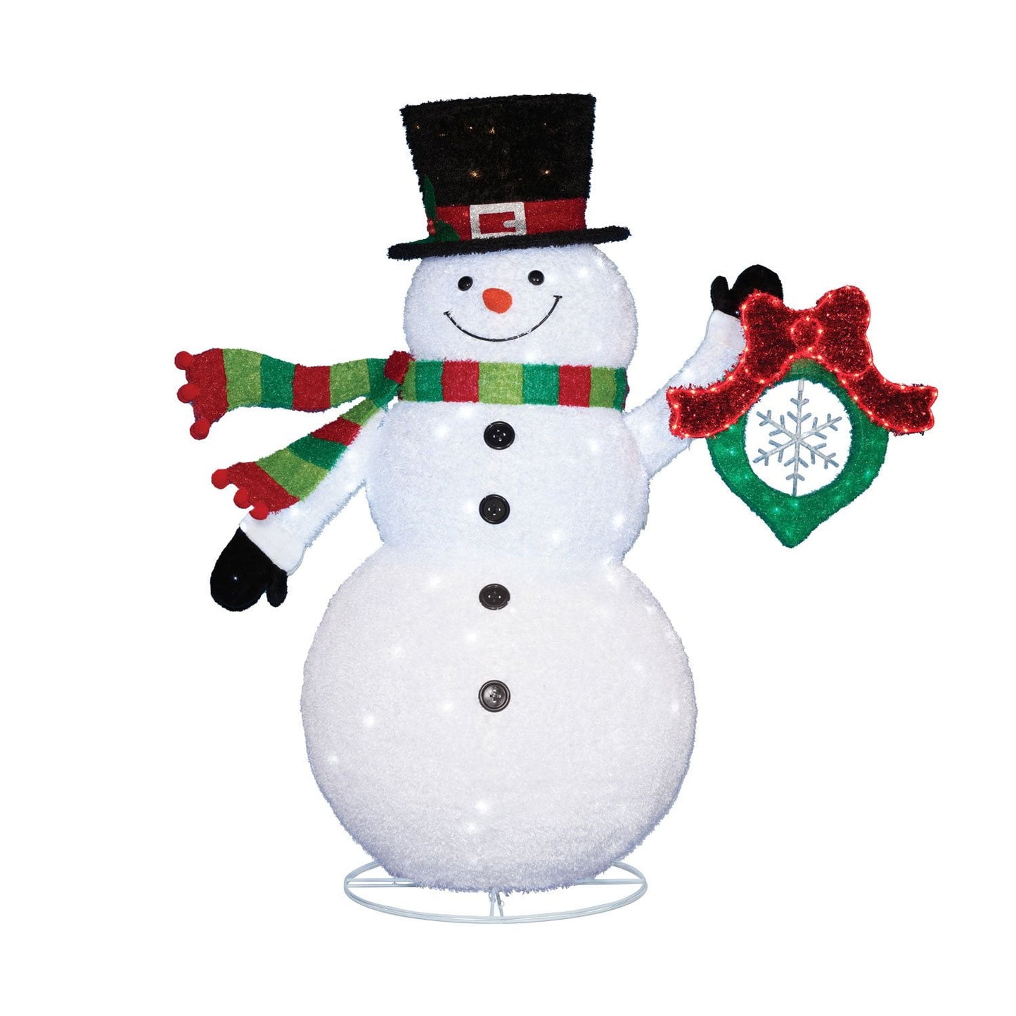 Member's Mark 6' Pre-Lit Pop-up Twinkling Snowman | USA Decoration®