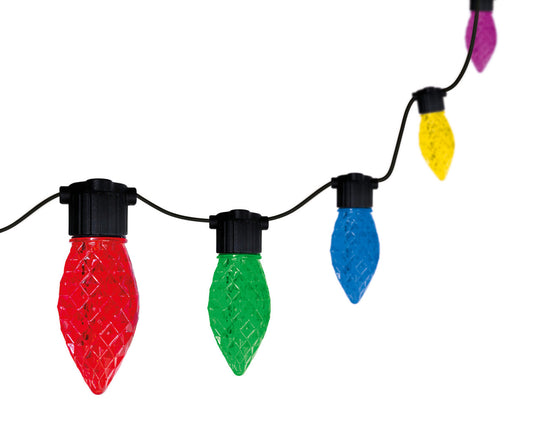 C9 Multi Faceted 25 LED Holiday Lights