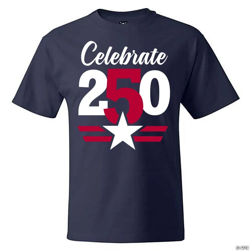 Adults Celebrate 250 Navy T-Shirt