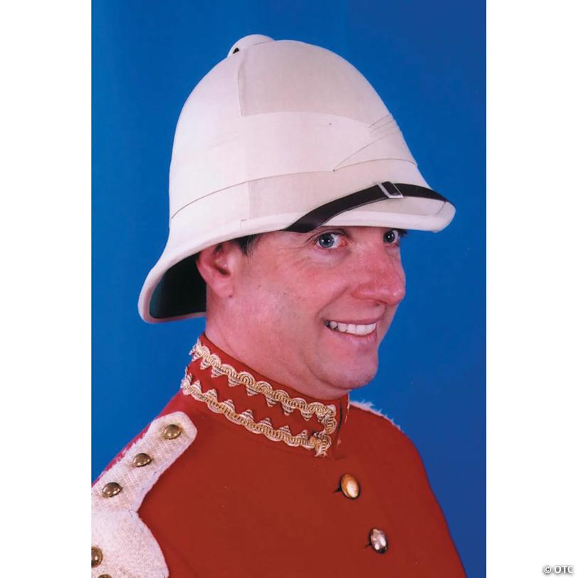 Adults Khaki British Pith Hat