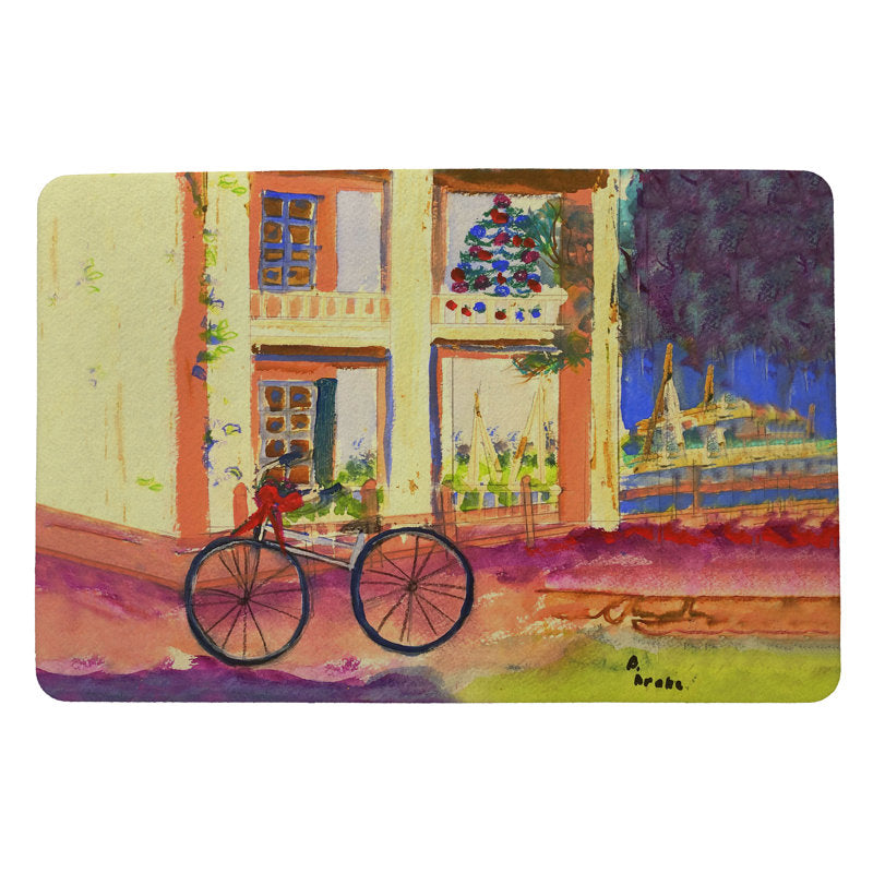 Aelber Non-Slip No Pattern Christmas Doormat