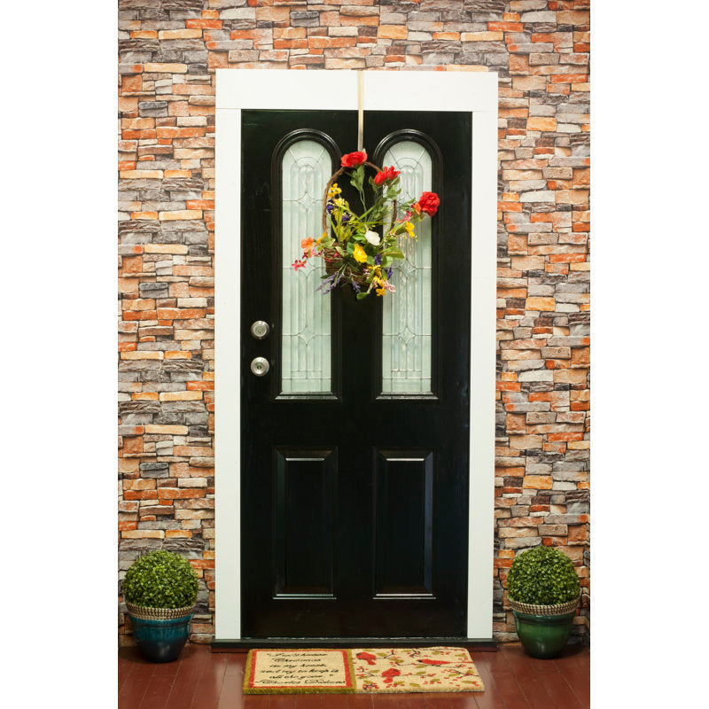 Aradia Non-Slip Floral Christmas Doormat