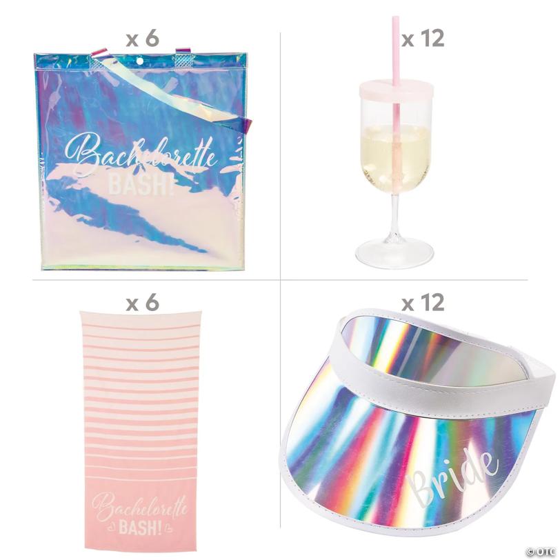 Bachelorette Pool Party Kit for 6