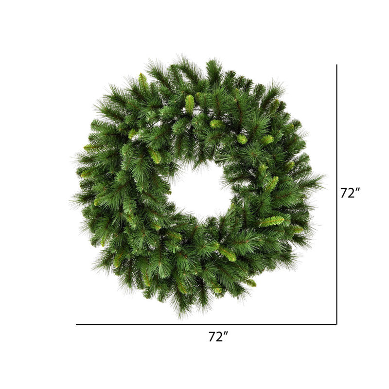 Christmas Wreath as a festive door display