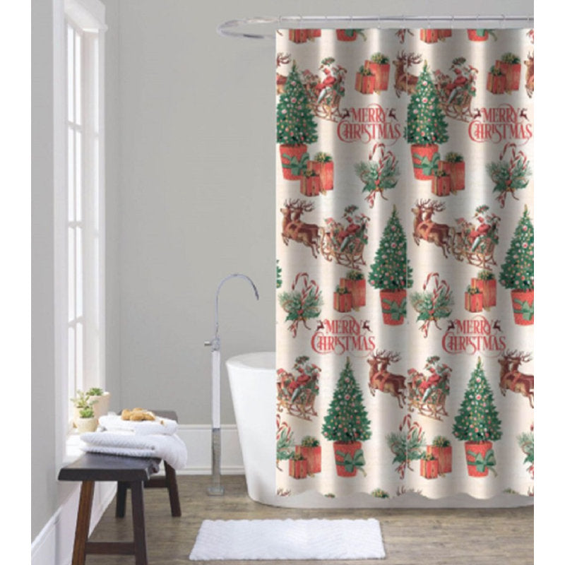 Banjarbaru Geometric Shower Curtain