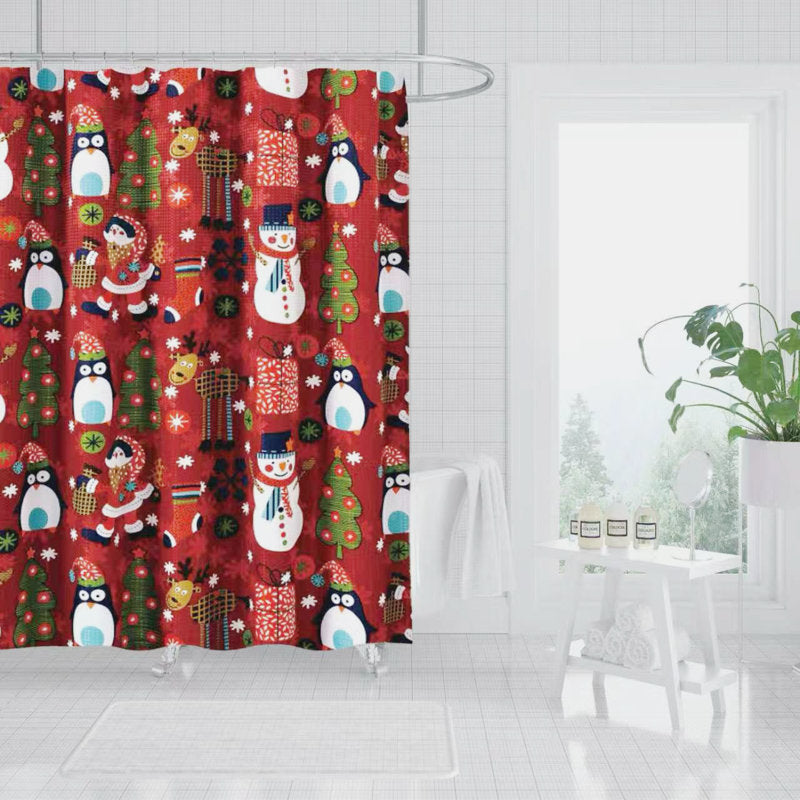 Barbados Geometric Shower Curtain