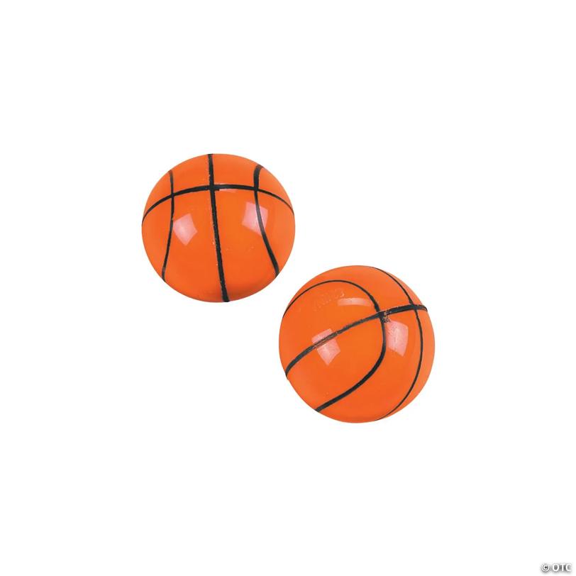 Basketball Bouncy Balls - 12 Pc.