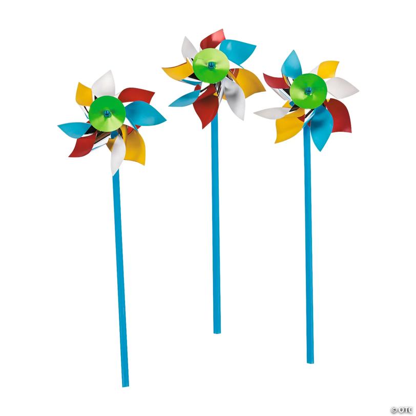 Beach Ball Pinwheels - 36 Pc.