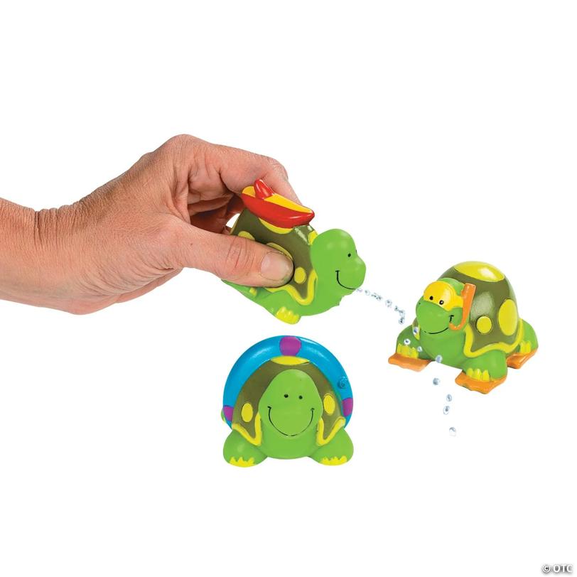 Beach Turtle Squirt Toys - 12 Pc.