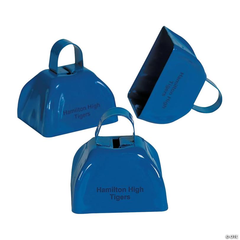 Blue Personalized Cowbells - 12 Pc. | USA Decoration®