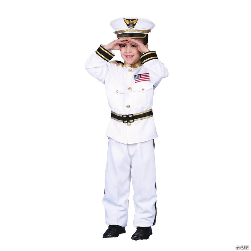 Boy's Navy Admiral Costume