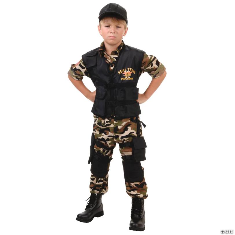 Boy's Seal Team Costume