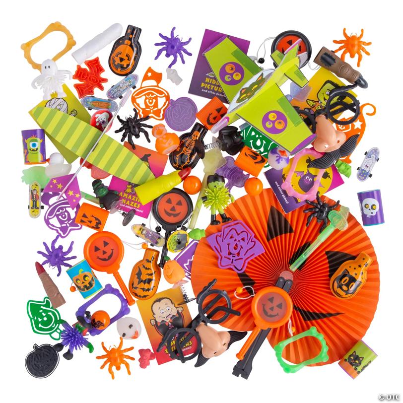 Bulk 240 Pc. Halloween Trick-or-Treat Novelty & Toy Assortment