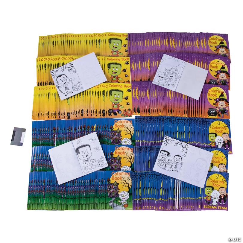 Bulk 504 Pc. Halloween Characters Coloring Books