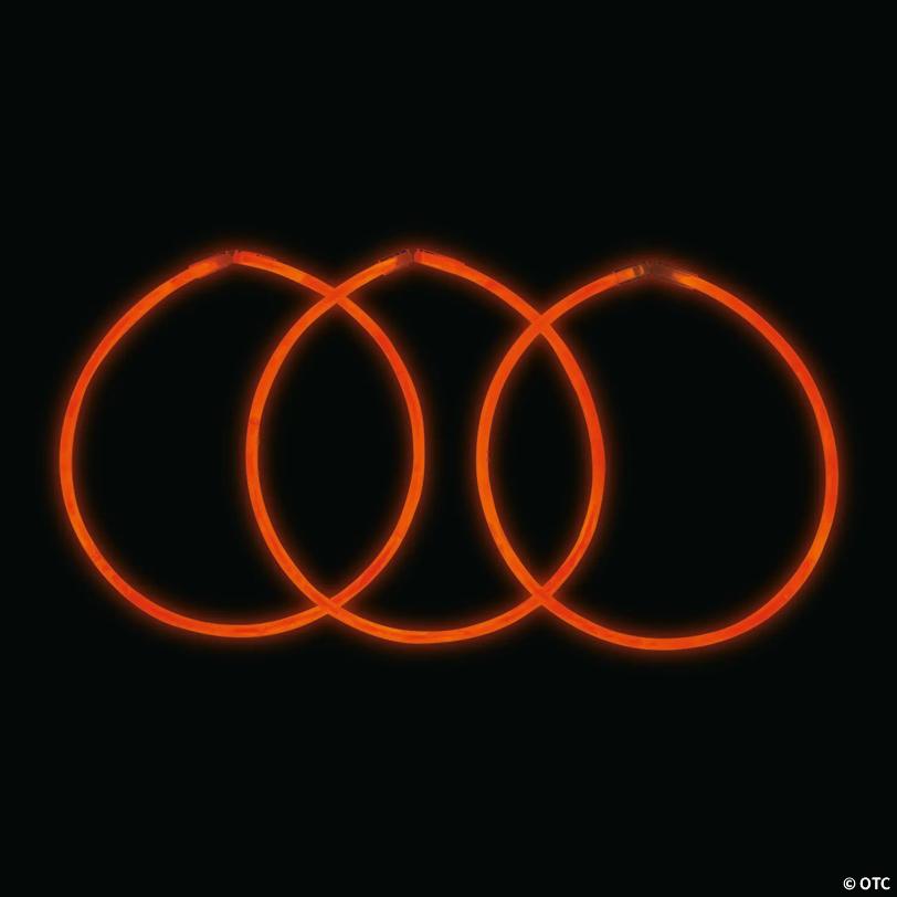 Bulk 50 Pc. Orange Glow Necklaces