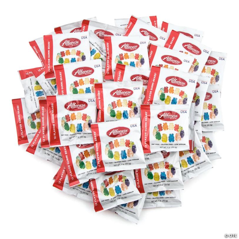 Bulk AlbaneseGummi Bear Packs - 200 Pc.