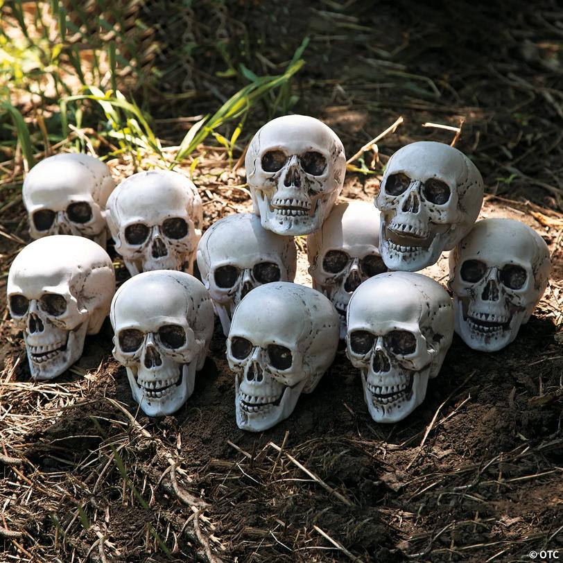 Bulk Bag of Skulls - 36 Pc.