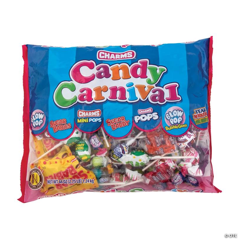 Bulk Charms Carnival Candy - 100 Pc.