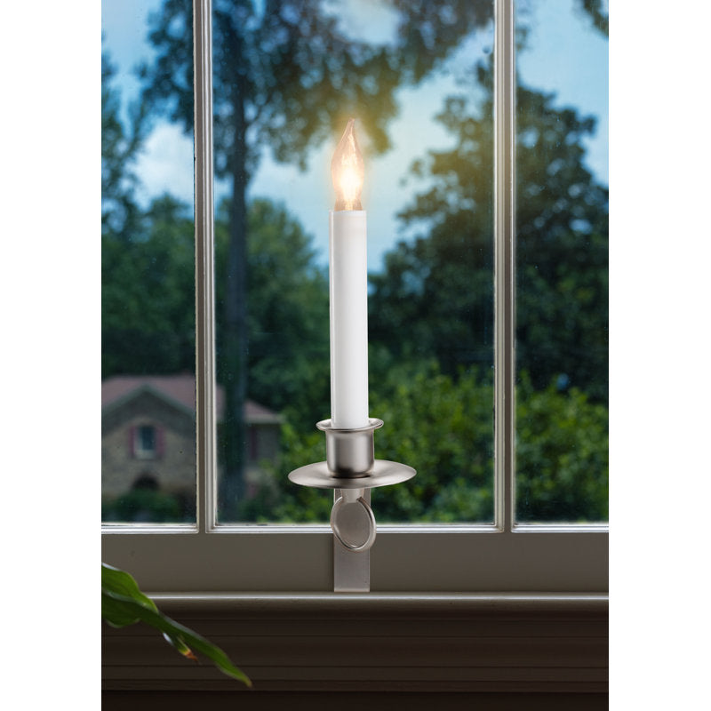 Cambridge Unscented Flameless Candle with Metal Holder
