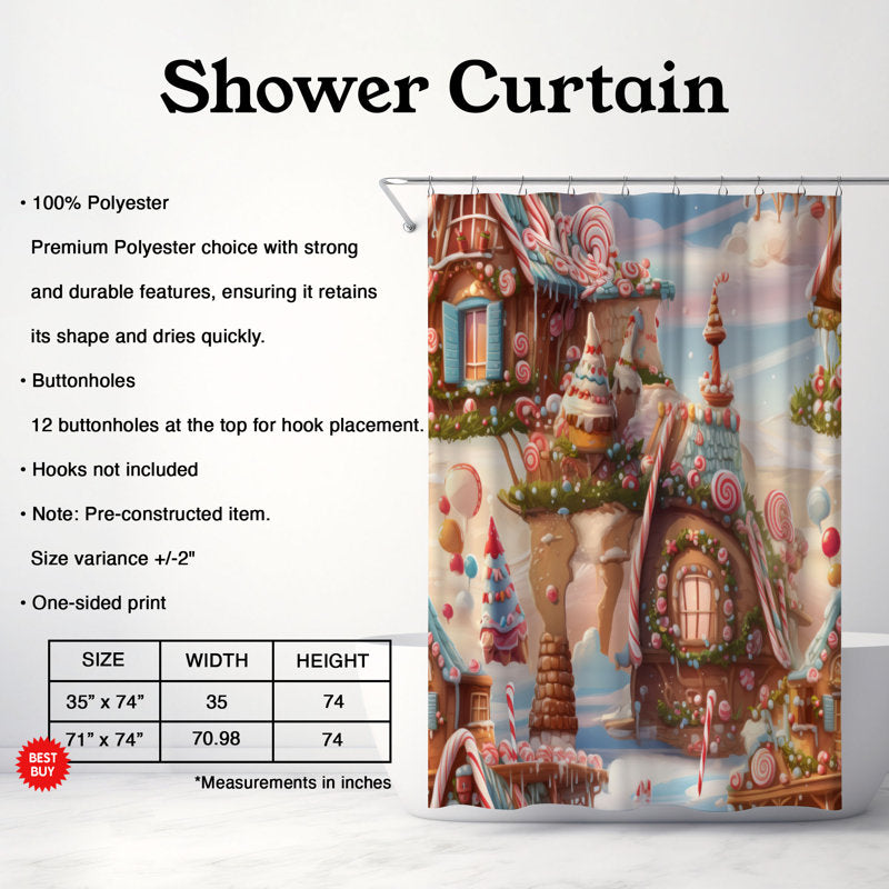 Candy Haven - Premium Shower Curtain
