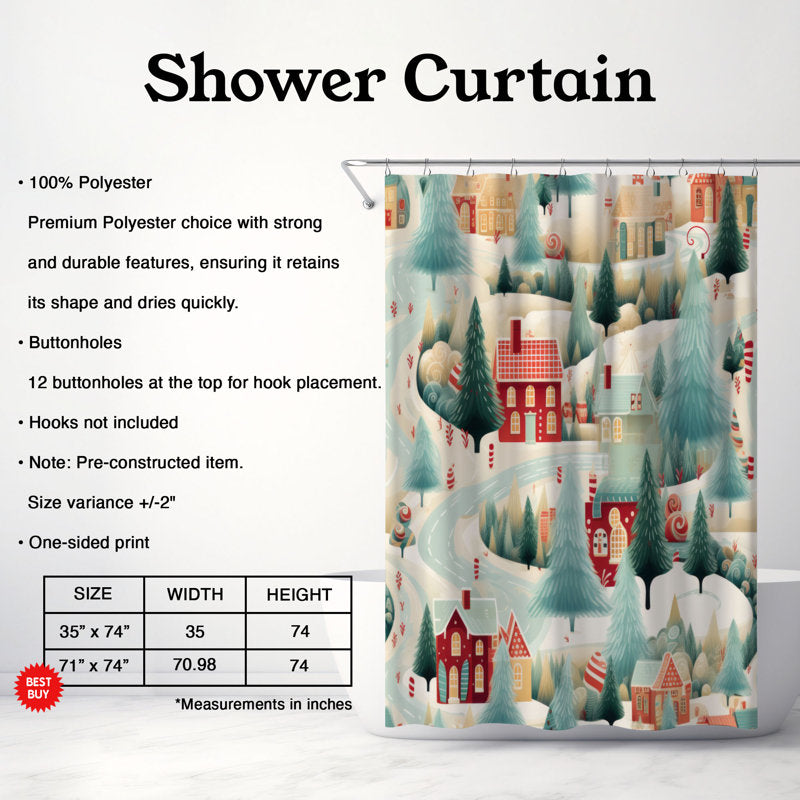 Candy Path - Premium Shower Curtain