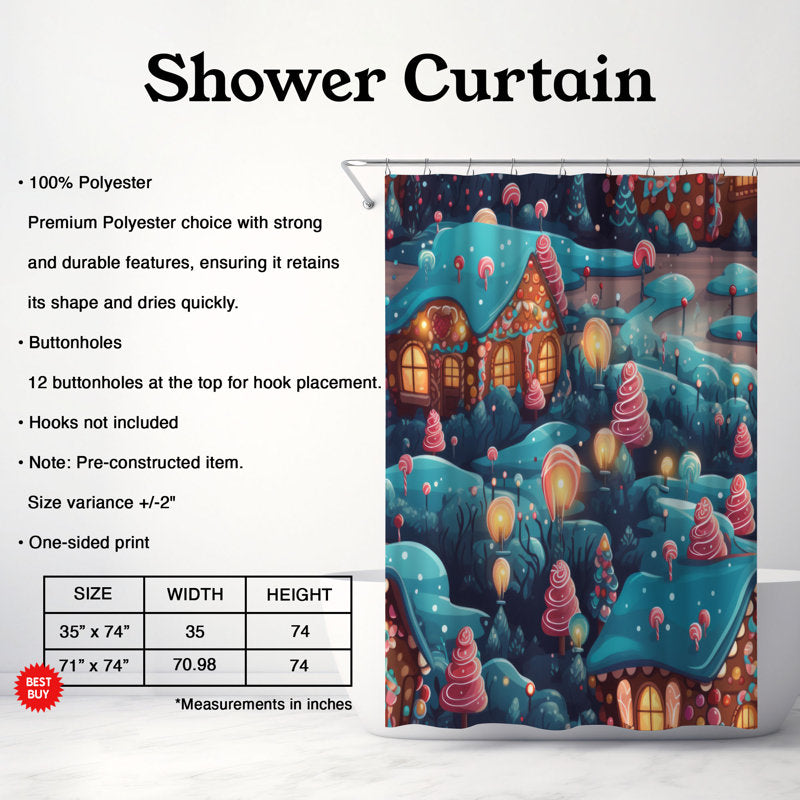 Candy Retreat - Premium Shower Curtain