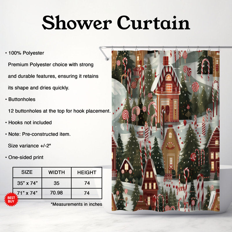 Candy Track - Premium Shower Curtain
