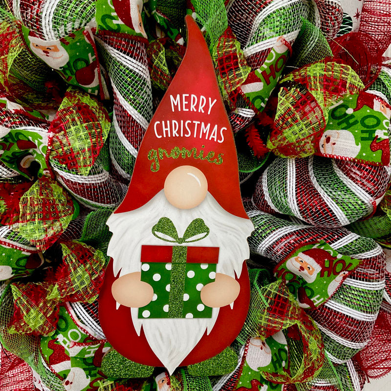 36" Pre-Lit Artificial Christmas Wreath as a festive door display