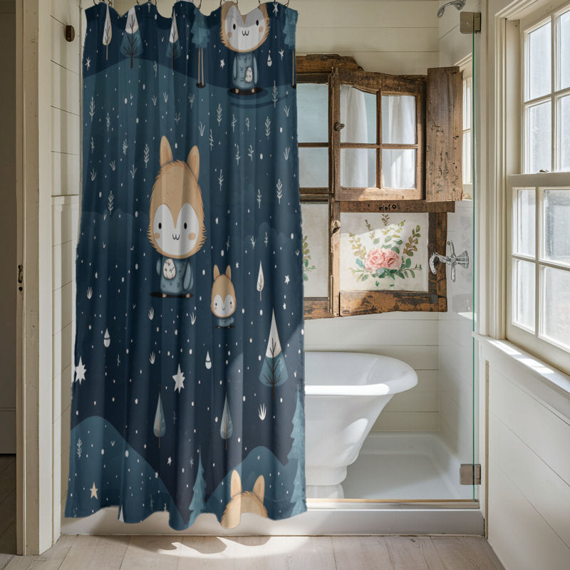 Christmas Twilight - Premium Shower Curtain