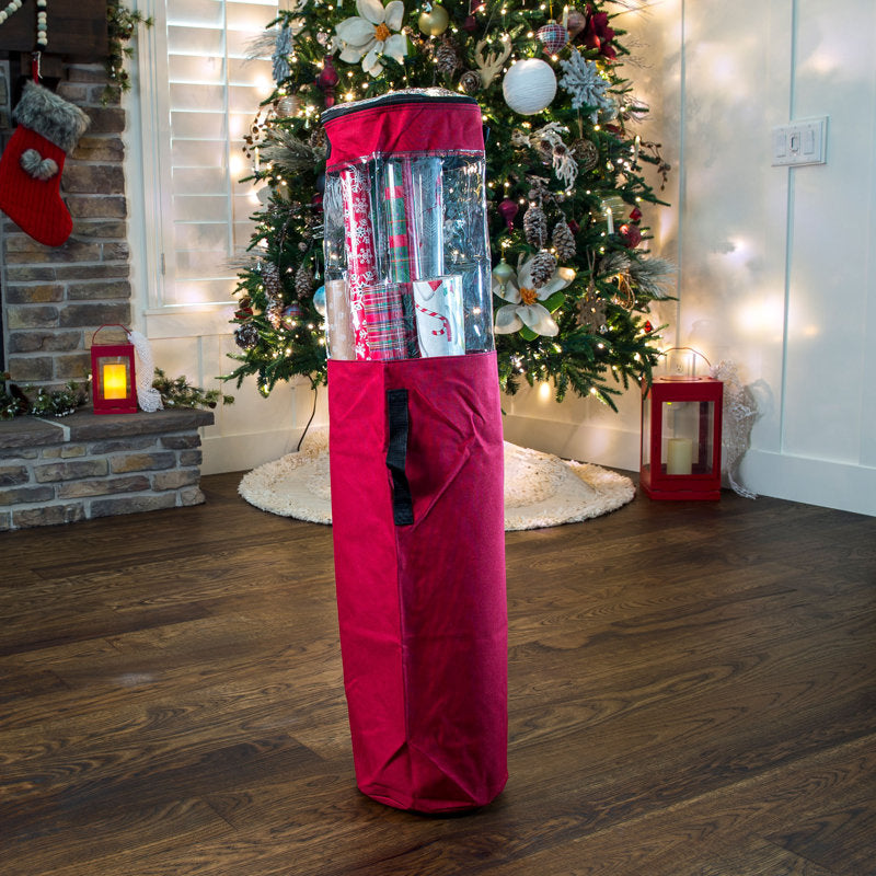 Christmas Wrapping Paper Storage Container