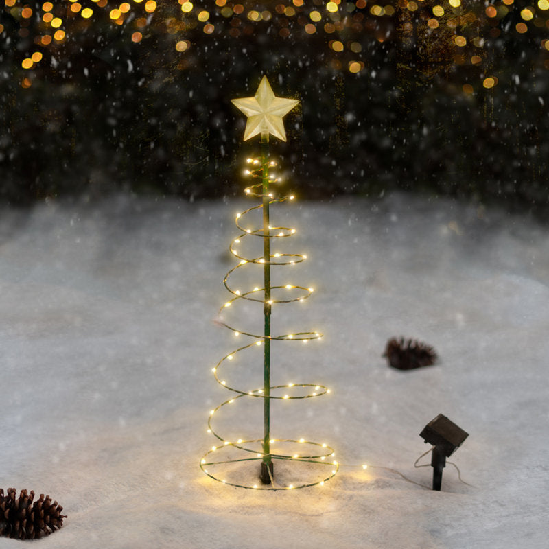Clarion 2' Solar Pre-Lit Outdoor Tree