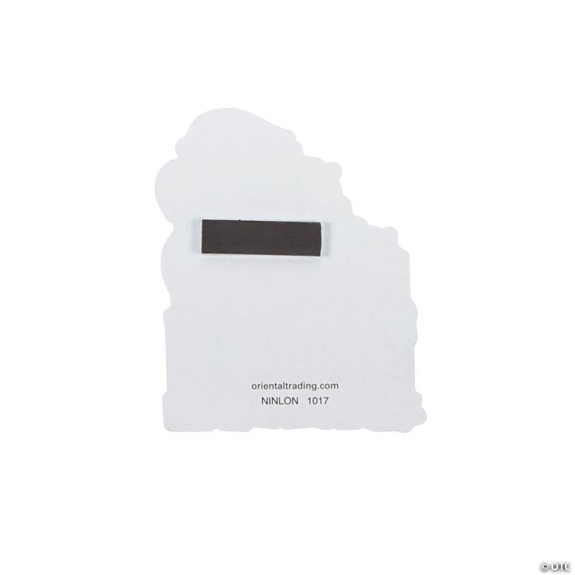Color Your Own Military Service Fuzzy Magnets - 12 Pc.