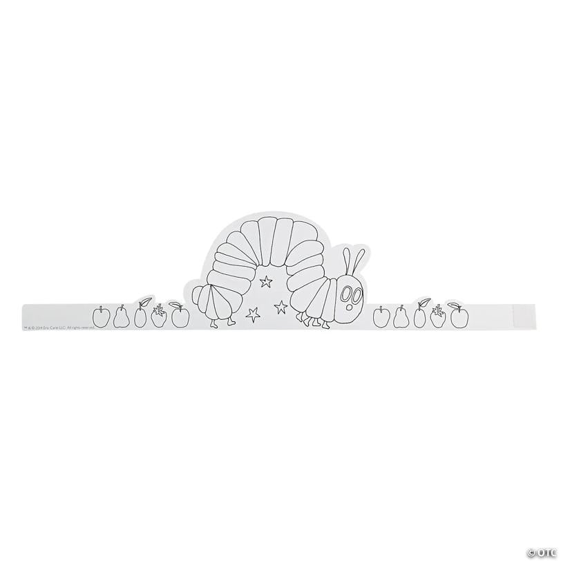Color Your Own World of Eric Carle The Very Hungry Caterpillar™ Crowns - 12 Pc.