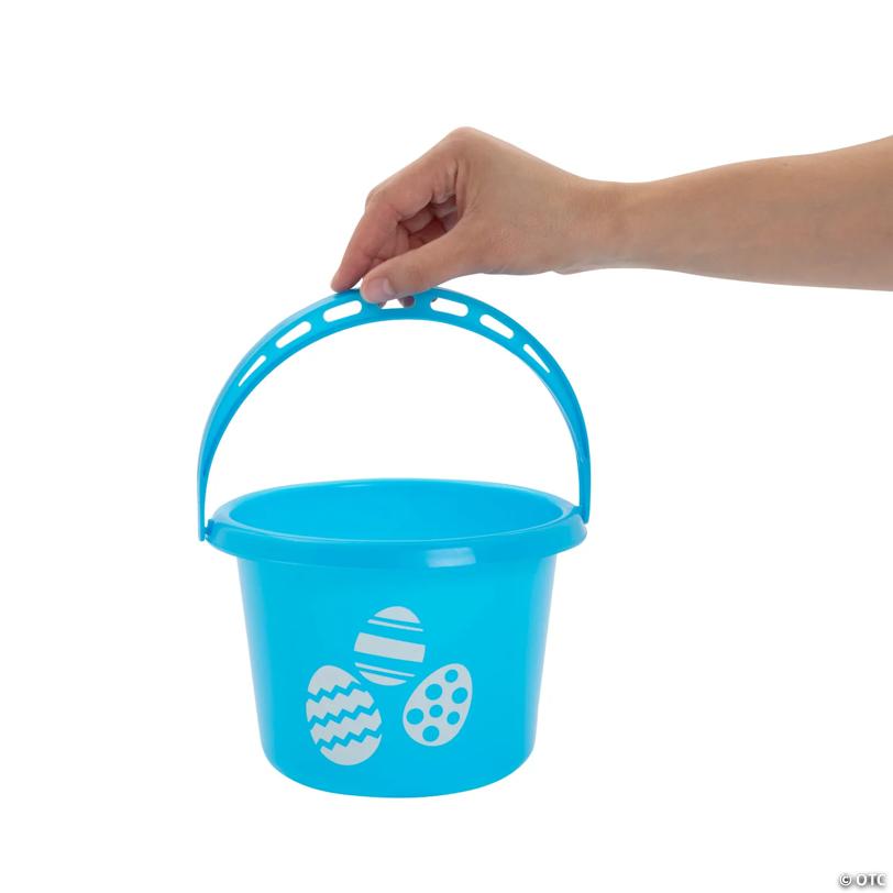 Colorful Easter Sand Buckets - 12 Pc. for Spring Celebrations