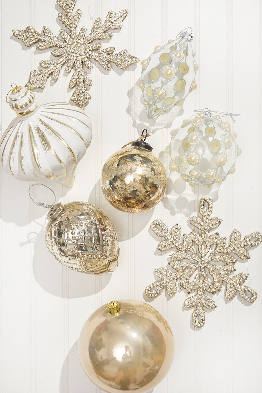 Natural Elegance Ornaments Mini Bundle for Holiday Tree