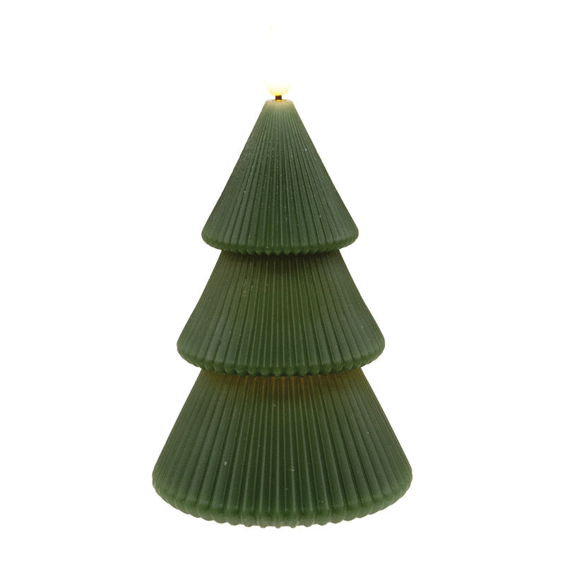 Pine / Christmas Tree Scented Jar Candle with Ceramic Holder