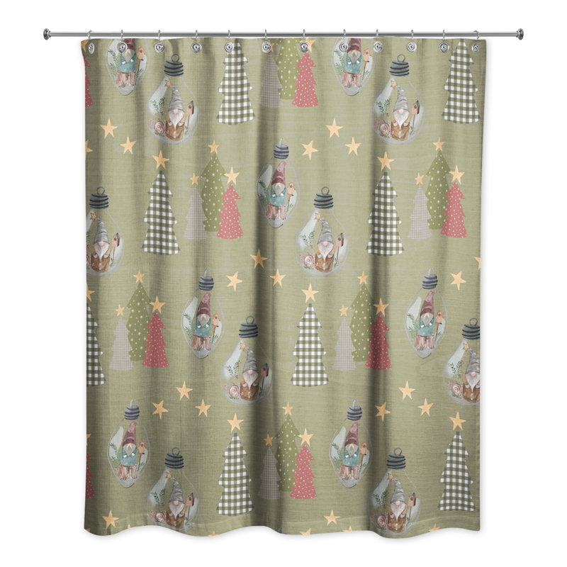 Diyana Abstract Shower Curtain