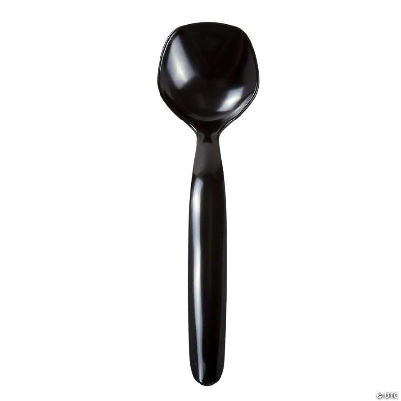 Edge Collections - Black Individually Wrapped Serving Spoon! | USA Decoration®