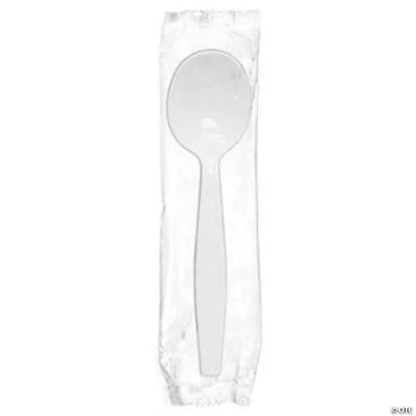 Edge Collections - Heavy White Wrapped Soup Spoons! | USA Decoration®
