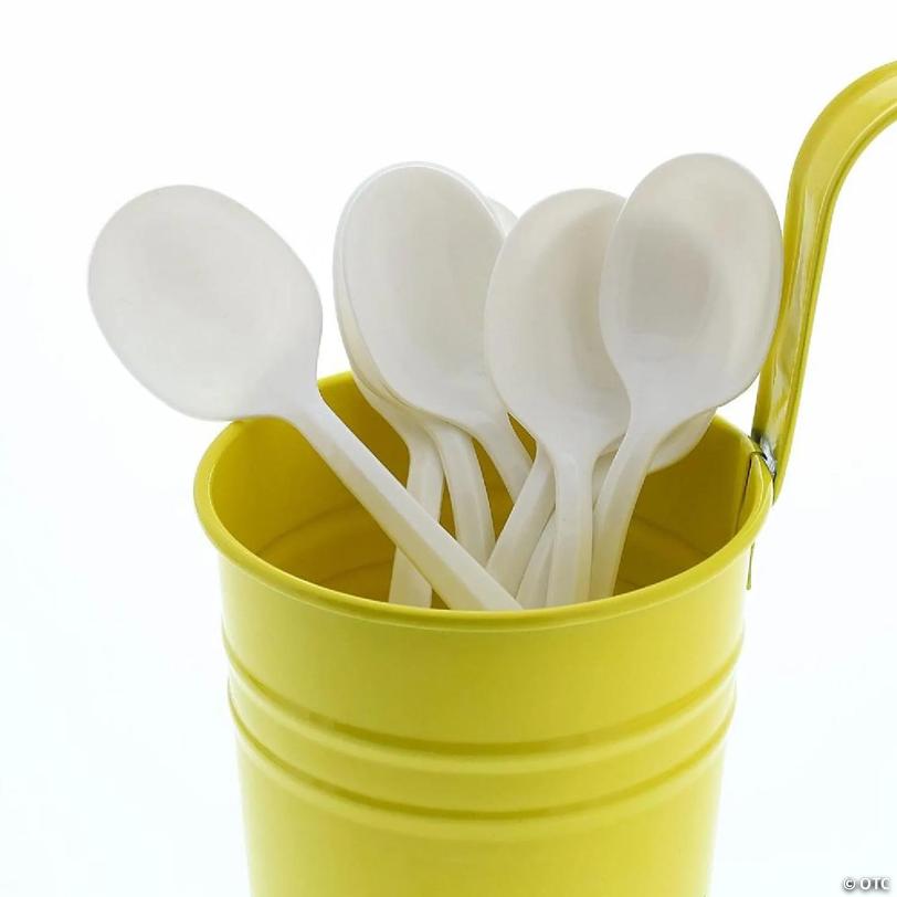 Edge Collections - White Soup Spoons! | USA Decoration®
