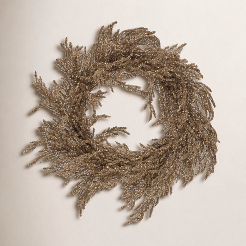 24" Pre-Lit Artificial Christmas Wreath as a festive door display