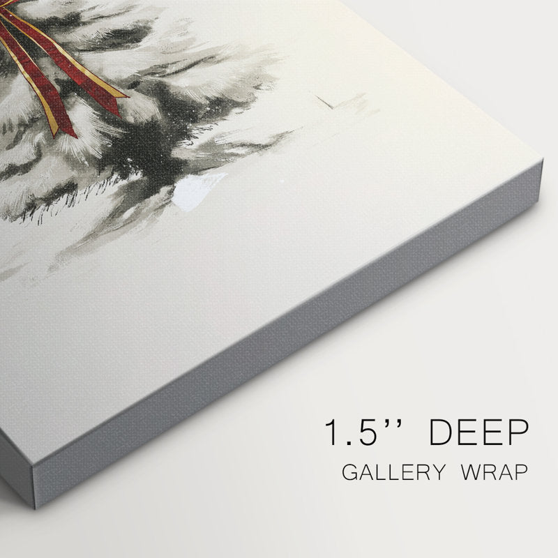 Frostlit Sleigh Chapel-Premium Gallery Wrapped Canvas