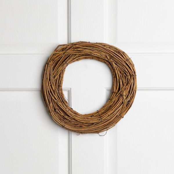 11 Inch Twig and Natural Grapevine Artificial Wreath – Rustic Decorative Home Accent