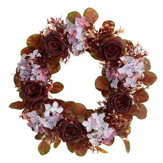 Transpac 11.81 in Orange Harvest Bats Halloween Wreath for Fall Decor