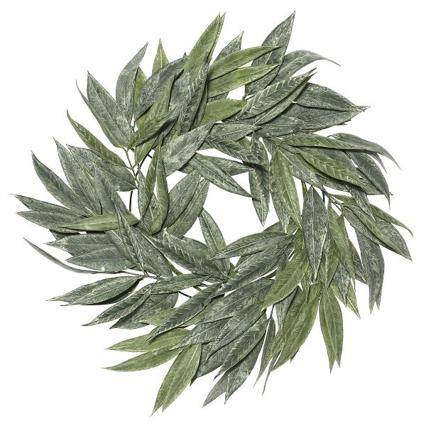 Green Muddy White Willow Wreath – Artificial Home Decor