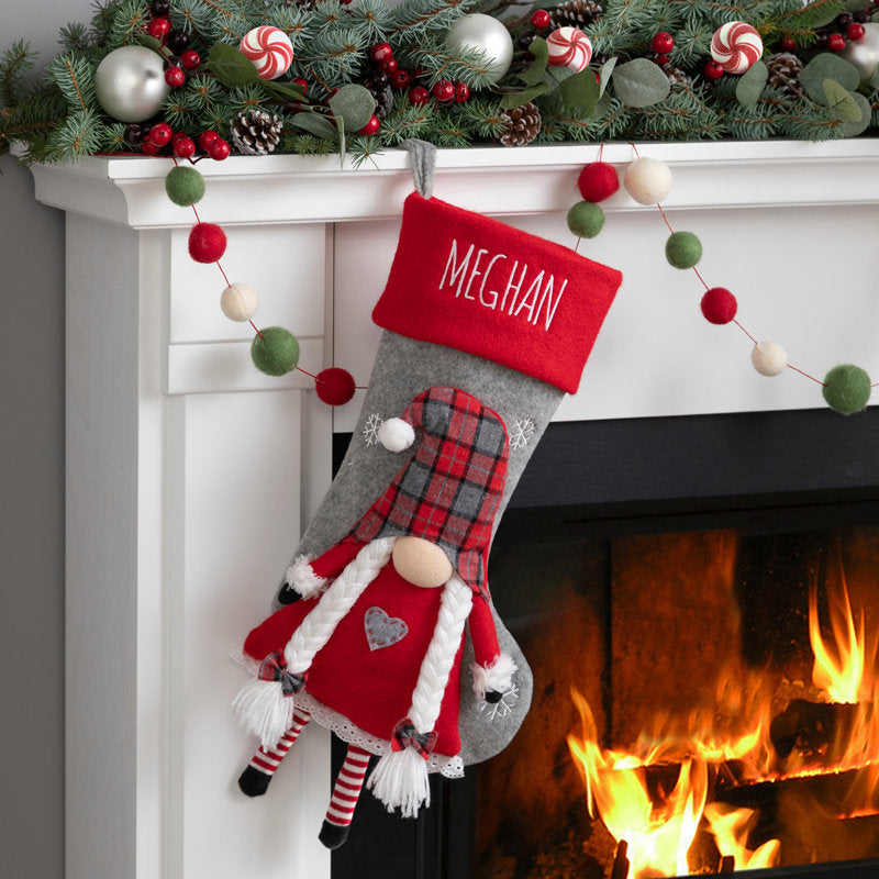 Gnome Character Personalized Stocking