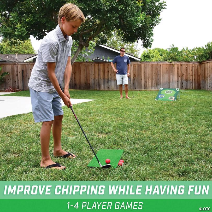 GoSports BattleChip Backyard Golf Cornhole Game