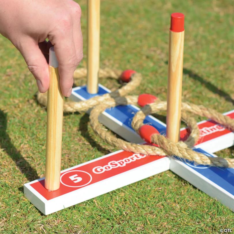 GoSports Premium Wooden Ring Toss Game