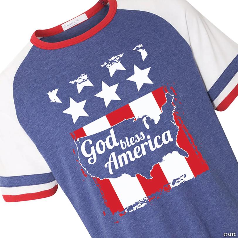God Bless America Adult’s T-Shirt